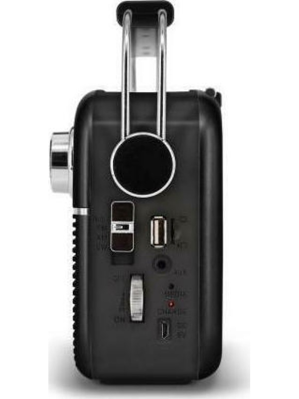 Manta RDI916 Φορητό Ραδιόφωνο Ηλιακό με Bluetooth και USB Μαύρο Manta RDI916 Φορητό Ραδιόφωνο Ηλιακό με Bluetooth και USB Μαύρο