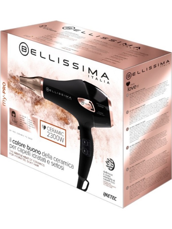 Bellissima myPRO Ionic Επαγγελματικό Πιστολάκι Μαλλιών με Φυσούνα 2300W P53800 Bellissima myPRO Ionic Επαγγελματικό Πιστολάκι Μαλλιών με Φυσούνα 2300W P53800