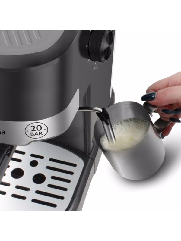 Rohnson R-98012 Modena Μηχανή Espresso 1100W Πίεσης 20bar Μαύρη Rohnson R-98012 Modena Μηχανή Espresso 1100W Πίεσης 20bar Μαύρη