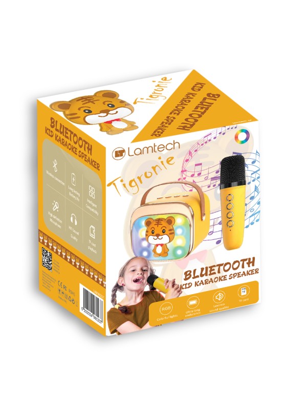 Lamtech Σύστημα με Ασύρματα Μικρόφωνα BT5.4 σε Κίτρινο Χρώμα Lamtech Σύστημα με Ασύρματα Μικρόφωνα BT5.4 σε Κίτρινο Χρώμα