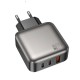 Lamtech Φορτιστής Χωρίς Καλώδιο GaN με Θύρα USB-A και 2 Θύρες USB-C 45W Power Delivery Γκρι (LAM980435) Lamtech Φορτιστής Χωρίς Καλώδιο GaN με Θύρα USB-A και 2 Θύρες USB-C 45W Power Delivery Γκρι (LAM980435)