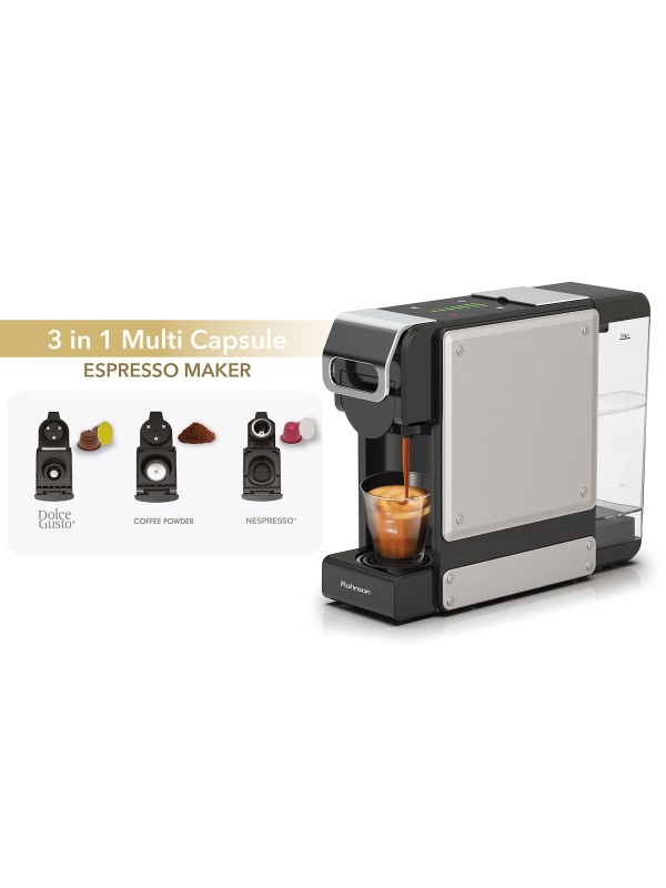 Rohnson R-98044 Multi Capsule Πίεσης 19bar Καφέ