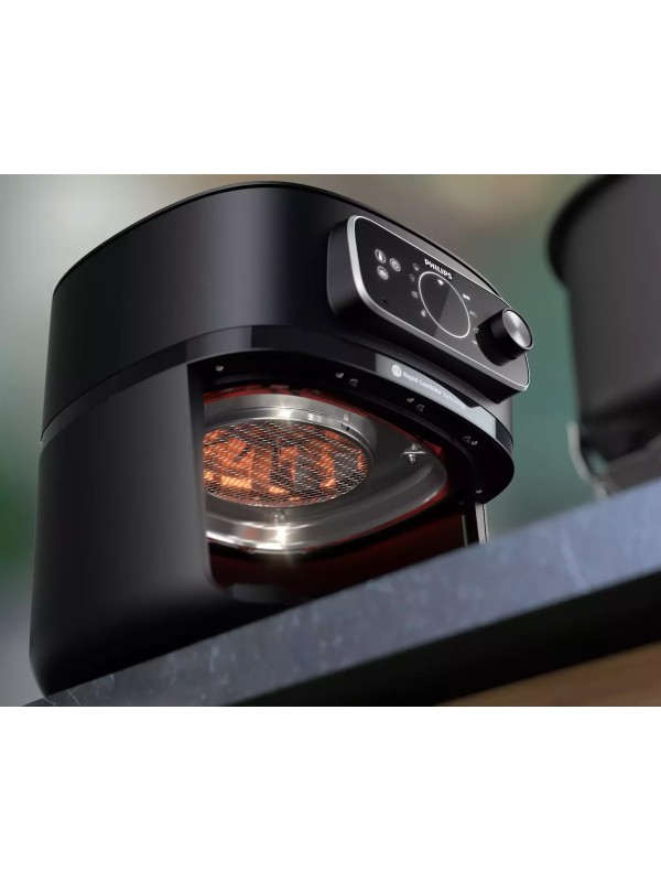 ΦΡΙΤΕΖΑ Philips HD 9876/90 Series 7000 ΠΟΛΥΜΑΓΕΙΡΑΣ  με Wi-Fi 8.3lt Μαύρο