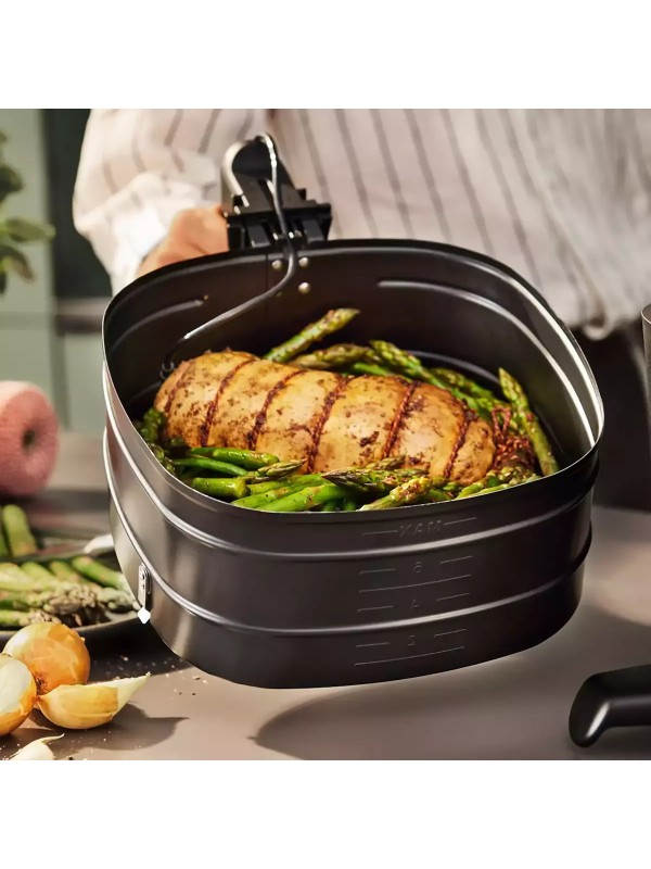 ΦΡΙΤΕΖΑ Philips HD 9876/90 Series 7000 ΠΟΛΥΜΑΓΕΙΡΑΣ  με Wi-Fi 8.3lt Μαύρο