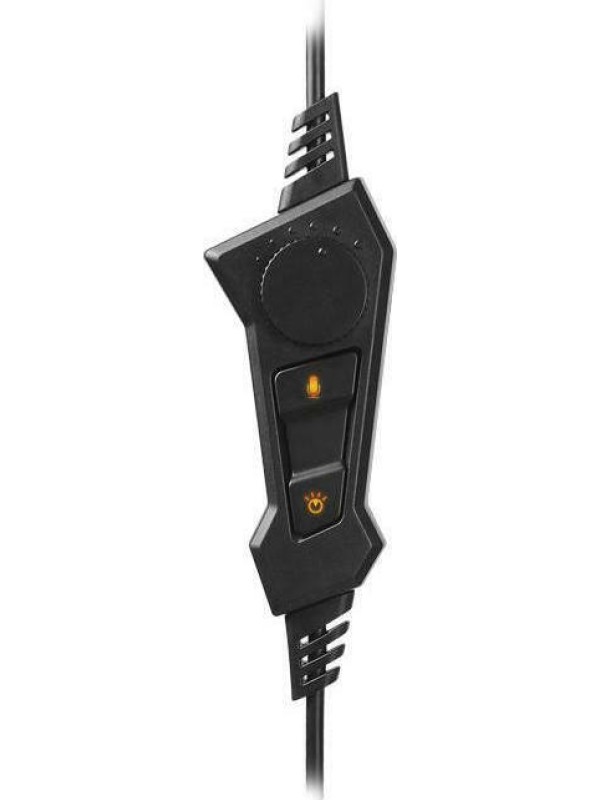 Sades A6 Over Ear Gaming Headset με σύνδεση USB Πορτοκαλί