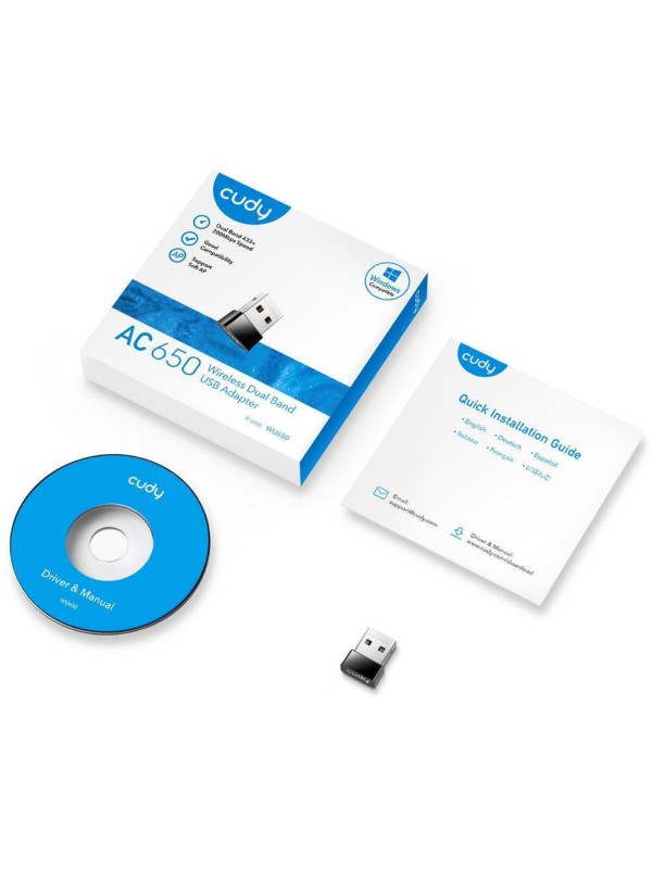 Cudy WU650 USB Αντάπτορας Δικτύου Cudy WU650 USB Αντάπτορας Δικτύου