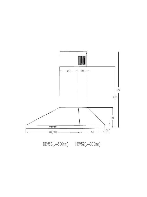 Davoline Airtechno Plus II Απορροφητήρας Καμινάδα 60cm Inox