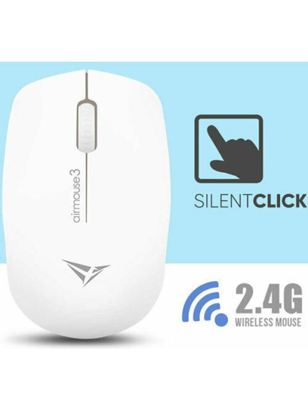 Alcatroz Silent Airmouse 3 Ασύρματο Ποντίκι Λευκό Alcatroz Silent Airmouse 3 Ασύρματο Ποντίκι Λευκό