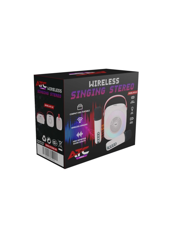 ATC ATC-10 Ηχείο ΦΟΡΗΤΟ WIRELESS KARAOKE BEIGE
