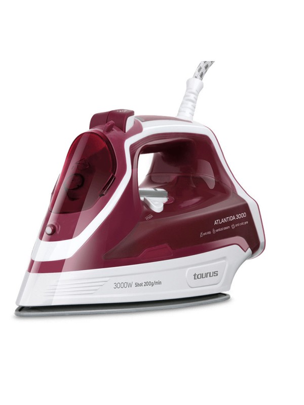 Taurus Atlantida Σίδερο Ατμού 3000W με Κεραμική Πλάκα και Συνεχόμενη Παροχή 40gr/min Taurus Atlantida Σίδερο Ατμού 3000W με Κεραμική Πλάκα και Συνεχόμενη Παροχή 40gr/min