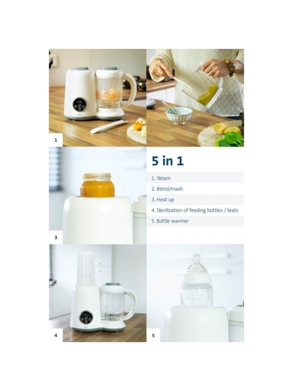 Alecto Βρεφικός Αποστειρωτής Μπιμπερό Ηλεκτρικός BFP66 5 σε 1