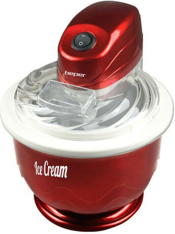 Beper Παγωτομηχανή BG-010Y 0.75lt Κόκκινη Beper Παγωτομηχανή BG-010Y 0.75lt Κόκκινη