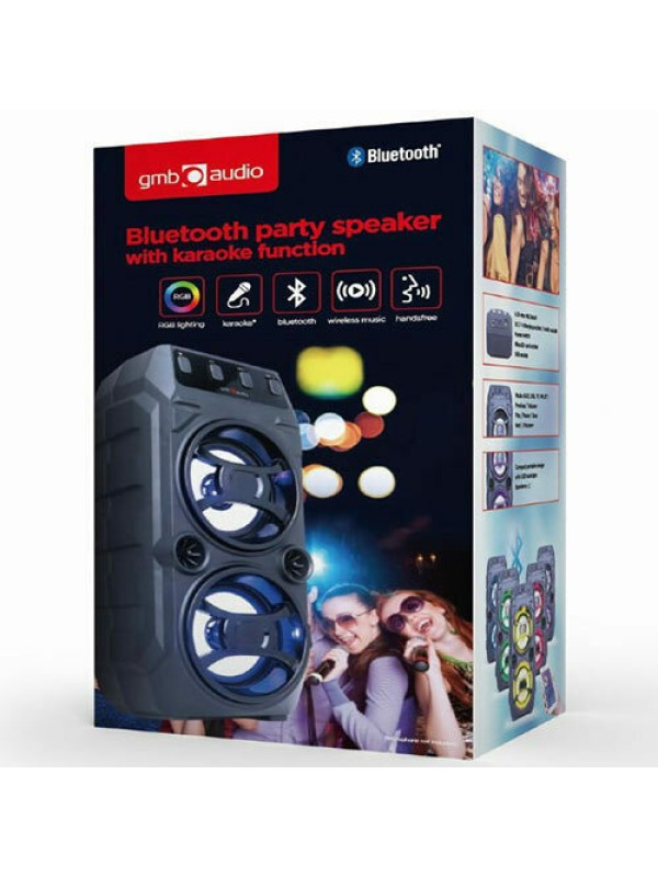 Gembird Ηχείο SPK-BT-13 με λειτουργία Karaoke σε Μπλε Χρώμα Gembird Ηχείο SPK-BT-13 με λειτουργία Karaoke σε Μπλε Χρώμα