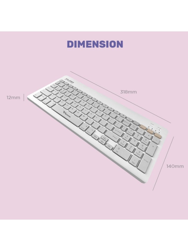 Alcatroz XPLORER GO BTR 200 ! Ασύρματο Bluetooth Πληκτρολόγιο για Tablet Αγγλικό US Mist Alcatroz XPLORER GO BTR 200 ! Ασύρματο Bluetooth Πληκτρολόγιο για Tablet Αγγλικό US Mist