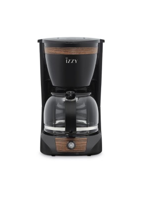 Izzy C108S Καφετιέρα Φίλτρου 950W Wooden Black