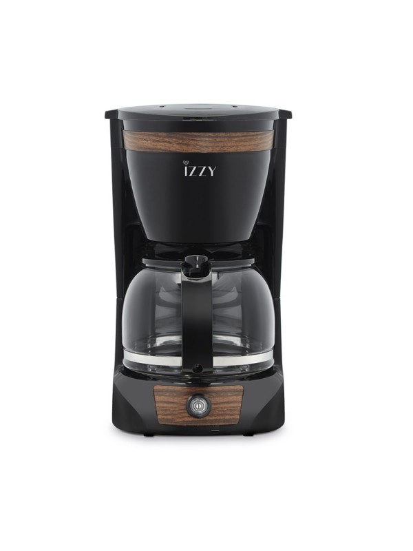 Izzy C108S Καφετιέρα Φίλτρου 950W Wooden Black Izzy C108S Καφετιέρα Φίλτρου 950W Wooden Black