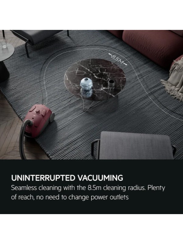 AEG AB51C2DR Ηλεκτρική Σκούπα 650W με Σακούλα 3lt Μπορντό AEG AB51C2DR Ηλεκτρική Σκούπα 650W με Σακούλα 3lt Μπορντό