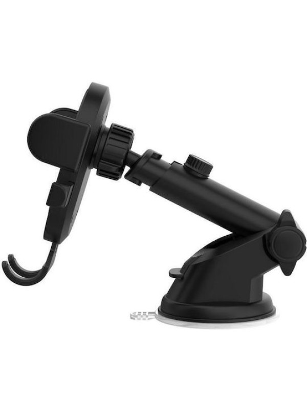 XO C60 Βάση Κινητού Αυτοκινήτου 6" με Ρυθμιζόμενα Άγκιστρα Μαύρη