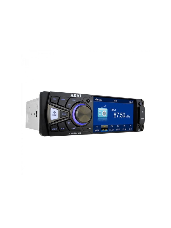 Ραδ/cd ΑΥΤΟΚΙ. AKAI CA 015-A4108 S MULTIMEDIA 1-DIN4 USB/AUX/TF CARD Ραδ/cd ΑΥΤΟΚΙ. AKAI CA 015-A4108 S MULTIMEDIA 1-DIN4 USB/AUX/TF CARD