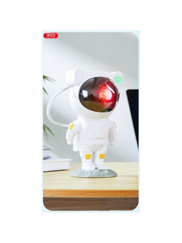 XO Παιδικό Φωτιστικό Projector με Προβολή Αστεριών Λευκό 21x11cm XO Παιδικό Φωτιστικό Projector με Προβολή Αστεριών Λευκό 21x11cm