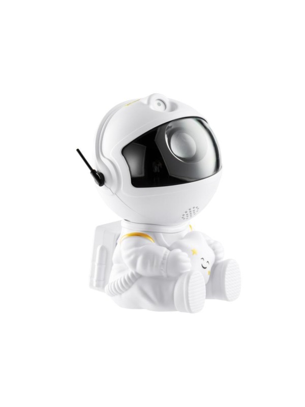 XO XO CF4  MINI Παιδικό Φωτιστικό Projector Astronaut Sky Λευκό 8.5x5x7.6εκ.