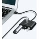 Ugreen CR113 USB 3.0 Hub 4 Θυρών με σύνδεση USB-A και Εξωτερική Παροχή Ρεύματος