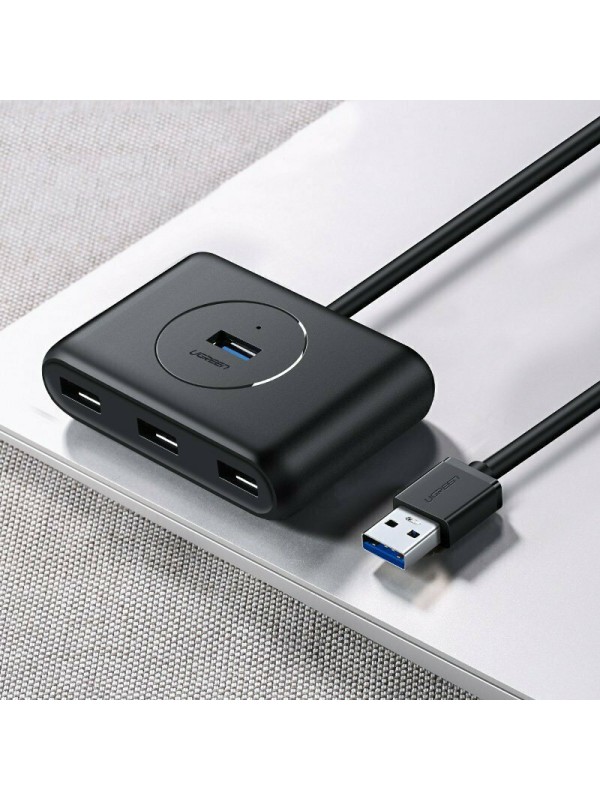 Ugreen CR113 USB 3.0 Hub 4 Θυρών με σύνδεση USB-A και Εξωτερική Παροχή Ρεύματος