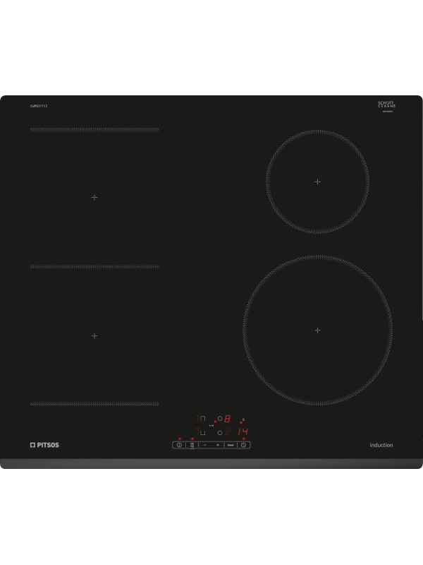 Pitsos CWP 631 T12 Επαγωγική Εστία Αυτόνομη με Λειτουργία Κλειδώματος 59.2x52.2εκ. Pitsos CWP 631 T12 Επαγωγική Εστία Αυτόνομη με Λειτουργία Κλειδώματος 59.2x52.2εκ.