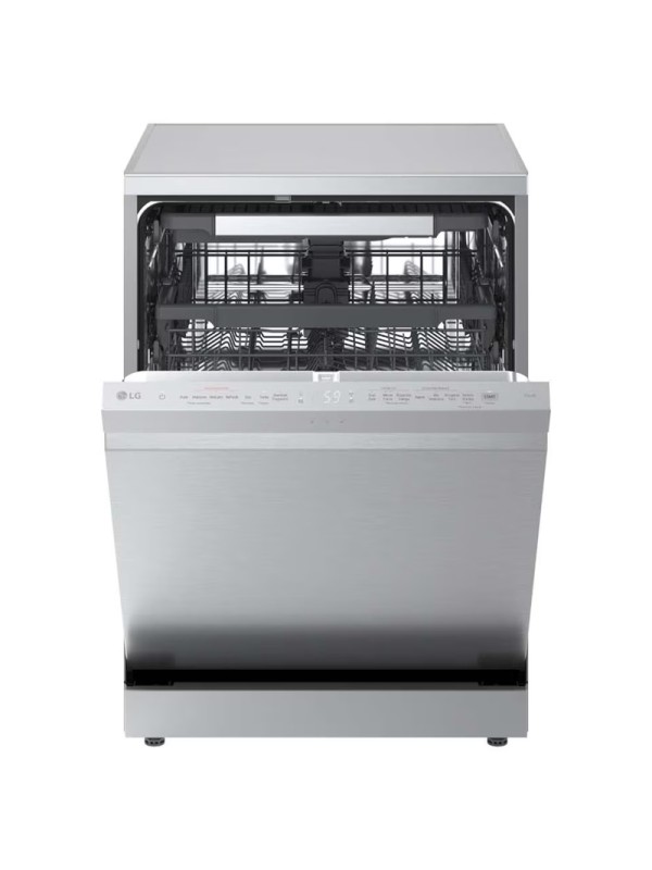 LG DF 375 HVS.APYQEHS Εντοιχιζόμενο Πλυντήριο Πιάτων με Wi-Fi για 14 Σερβίτσια Π60xY85εκ. INOX