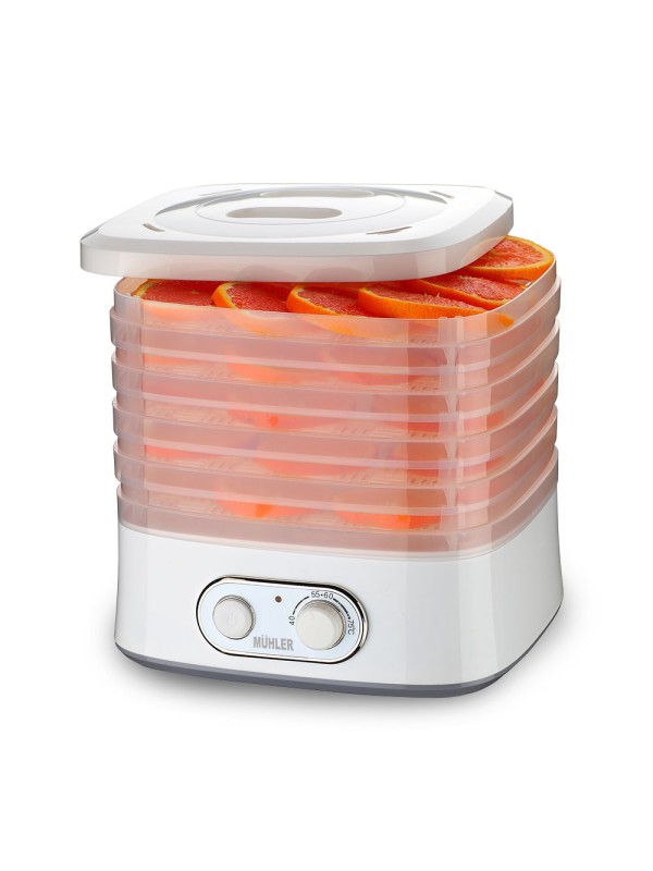 Muhler Αποξηραντής Τροφίμων με 5 Ράφια και Ρυθμιζόμενη Θερμοκρασία 35-70°C DHY-300T Muhler Αποξηραντής Τροφίμων με 5 Ράφια και Ρυθμιζόμενη Θερμοκρασία 35-70°C DHY-300T