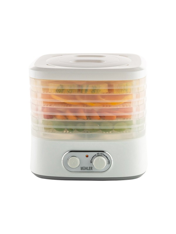 Muhler Αποξηραντής Τροφίμων με 5 Ράφια και Ρυθμιζόμενη Θερμοκρασία 35-70°C DHY-300T Muhler Αποξηραντής Τροφίμων με 5 Ράφια και Ρυθμιζόμενη Θερμοκρασία 35-70°C DHY-300T