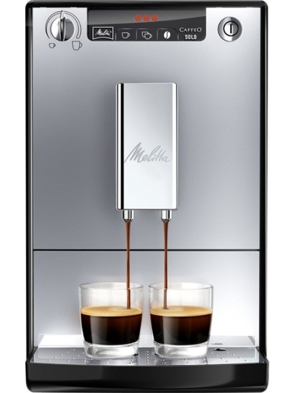 Melitta Caffeo Solo E 950 Αυτόματη Μηχανή Espresso 1400W Πίεσης 15bar με Μύλο Άλεσης Ασημί Melitta Caffeo Solo E 950 Αυτόματη Μηχανή Espresso 1400W Πίεσης 15bar με Μύλο Άλεσης Ασημί