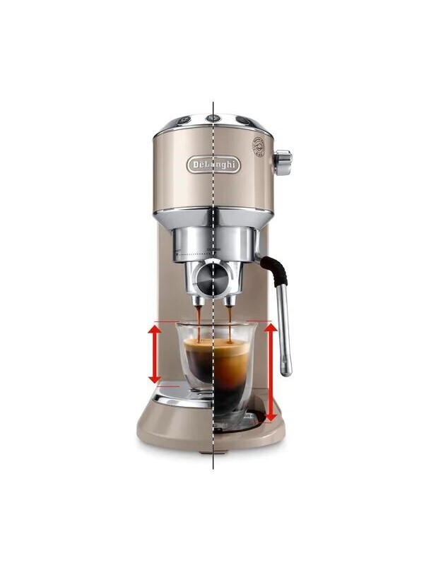 De'Longhi Dedica Arte EC885BG Αυτόματη Μηχανή Espresso 1300W Πίεσης 15bar Χρυσή