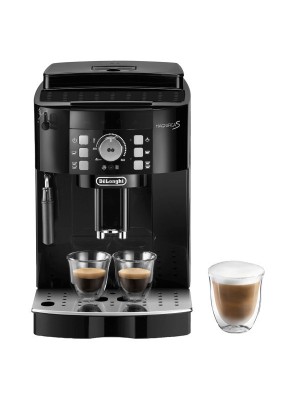 De'Longhi Magnifica S Αυτόματη Μηχανή Espresso 1450W Πίεσης 15bar με Μύλο Άλεσης Μαύρη ECAM12.123B