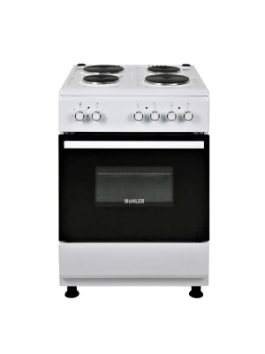 Muhler ELC-600 Ε Κουζίνα 64lt με Εμαγιέ Εστίες Π60εκ. Λευκή