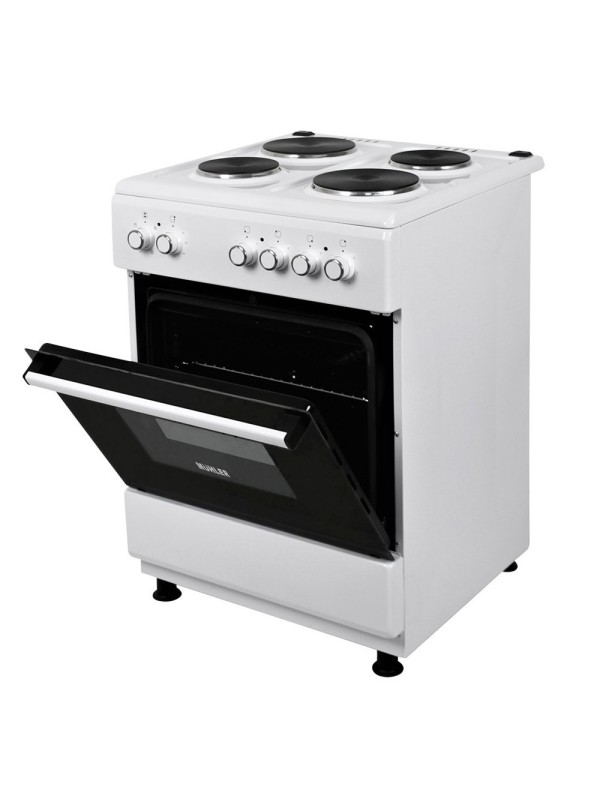 Muhler ELC-600 Ε Κουζίνα 64lt με Εμαγιέ Εστίες Π60εκ. Λευκή Muhler ELC-600 Ε Κουζίνα 64lt με Εμαγιέ Εστίες Π60εκ. Λευκή