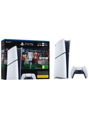 Sony PlayStation 5 Digital Edition Slim 825GB & EA Sports FC26 Voucher Sony PlayStation 5 Digital Edition Slim 825GB & EA Sports FC26 Voucher