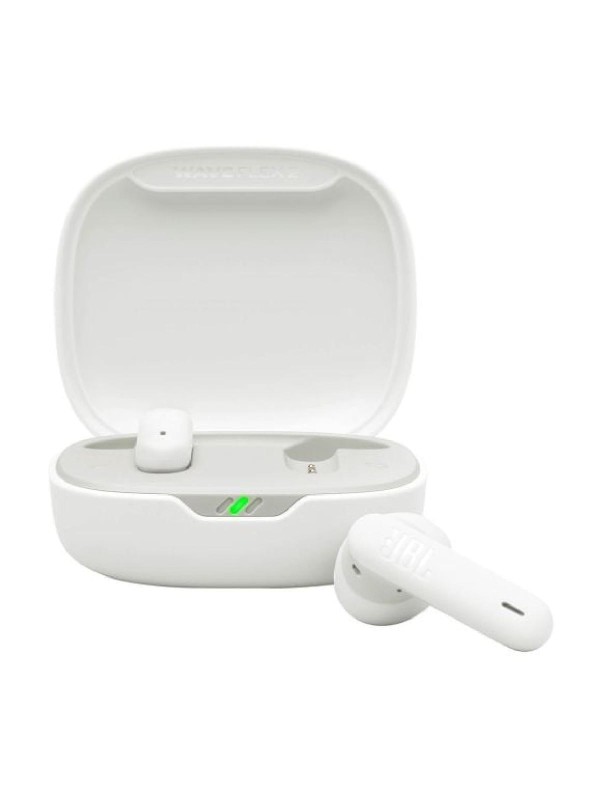 JBL Wave Flex 2 Earbud Bluetooth Handsfree Ακουστικά με Αντοχή στον Ιδρώτα και Θήκη Φόρτισης Λευκά