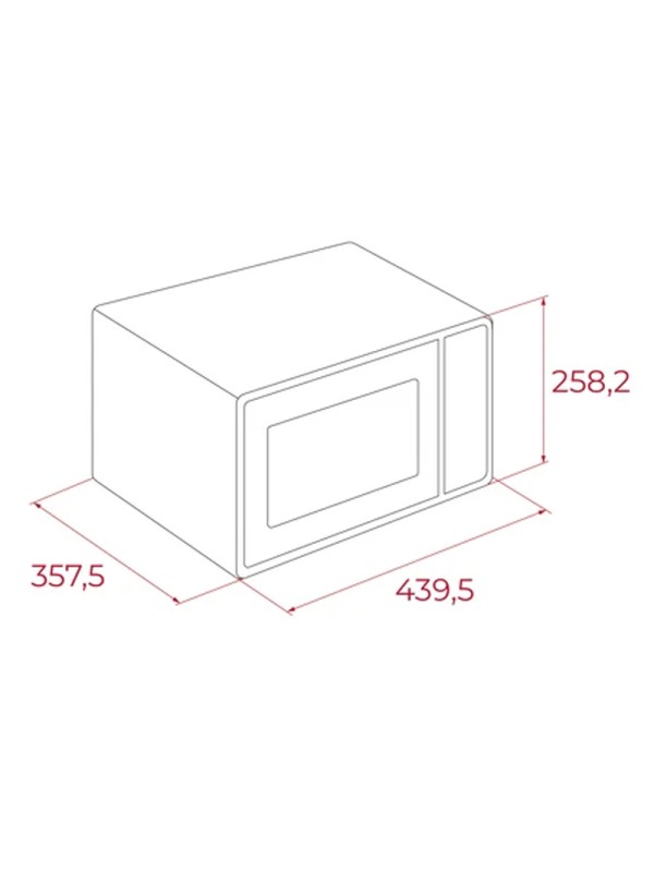 Teka Mw FS20 Wh Φούρνος Μικροκυμάτων 20lt Λευκός