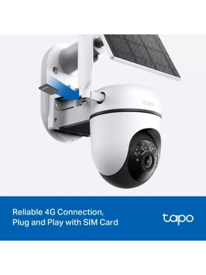 TP-LINK Tapo C615G KIT v1 IP Κάμερα Παρακολούθησης 4G Full HD+ 3MP Αδιάβροχη Μπαταρίας 