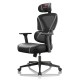 Eureka Ergonomic Norn ERK-GC06-GY Υφασμάτινη Καρέκλα Gaming με Ρυθμιζόμενα Μπράτσα Γκρι