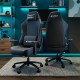 Eureka Ergonomic GC-09 Καρέκλα Gaming Δερματίνης Μαύρη
