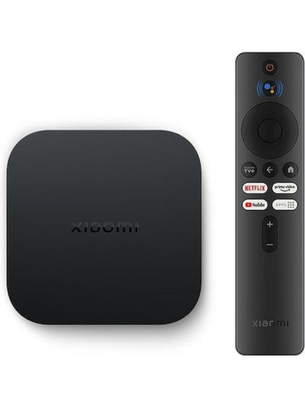 Xiaomi TV Box Mi Box S 2nd Gen 4K UHD με WiFi USB 2.0 2GB RAM και 8GB Αποθηκευτικό Χώρο με Λειτουργικό Android