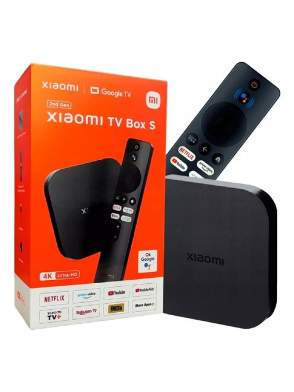 Xiaomi TV Box Mi Box S 2nd Gen 4K UHD με WiFi USB 2.0 2GB RAM και 8GB Αποθηκευτικό Χώρο με Λειτουργικό Android