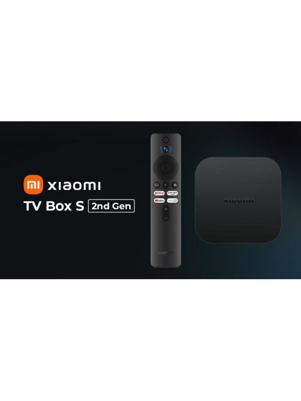 Xiaomi TV Box Mi Box S 2nd Gen 4K UHD με WiFi USB 2.0 2GB RAM και 8GB Αποθηκευτικό Χώρο με Λειτουργικό Android