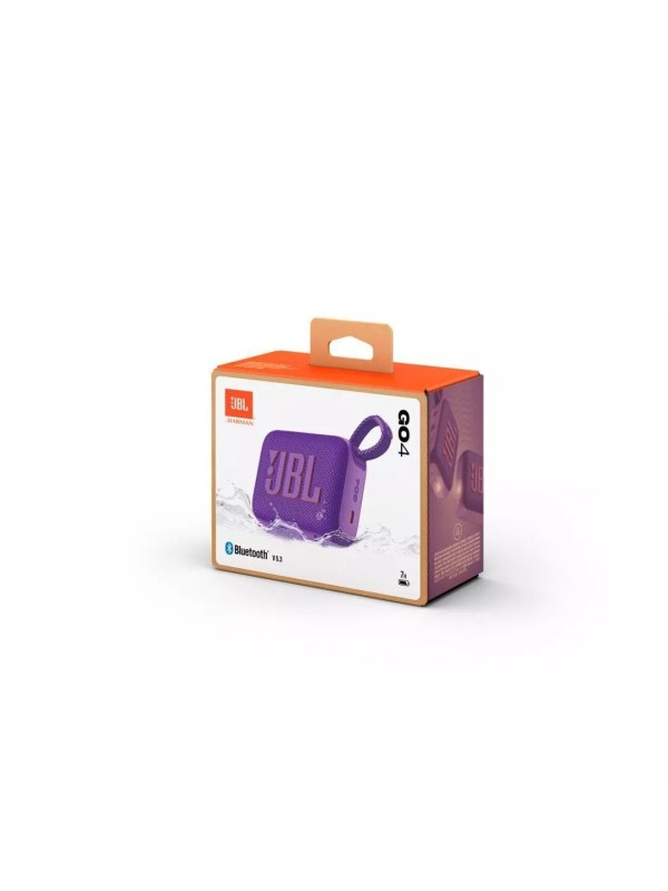 JBL Go 4 Αδιάβροχο Ηχείο Bluetooth 4.2W με Διάρκεια Μπαταρίας έως 7 ώρες Μωβ JBL Go 4 Αδιάβροχο Ηχείο Bluetooth 4.2W με Διάρκεια Μπαταρίας έως 7 ώρες Μωβ
