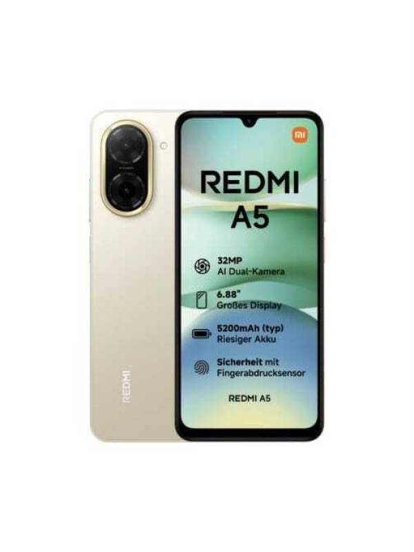 Xiaomi Redmi A5 4G Dual SIM (3GB/64GB) Sandy Gold Xiaomi Redmi A5 4G Dual SIM (3GB/64GB) Sandy Gold