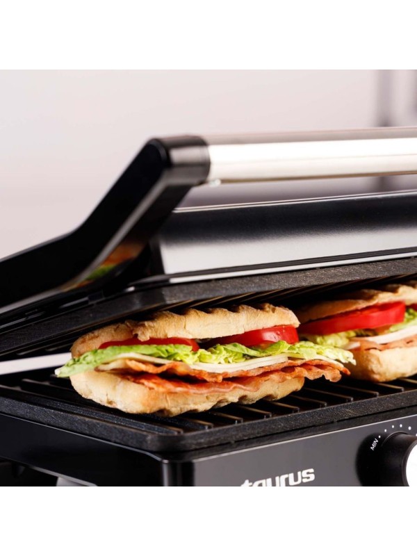Taurus Τοστιέρα Γκριλιέρα  GR 1500W Inox