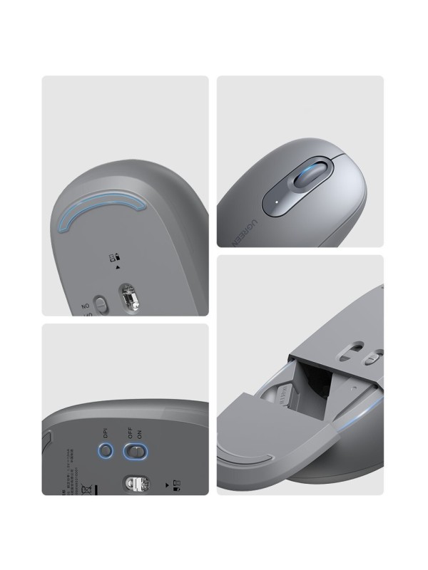 Ugreen MU105 Ασύρματο Ποντίκι Dark Gray Ugreen MU105 Ασύρματο Ποντίκι Dark Gray