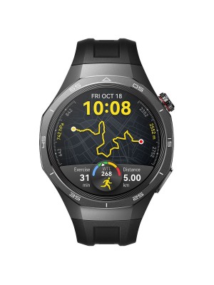 Huawei Watch GT 5 Pro Titanium 46mm Αδιάβροχο με Παλμογράφο (Μαύρο)